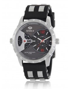 Reloj esferas gris y negro