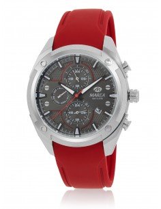 Reloj rojo multifunción