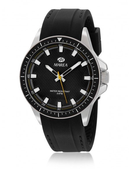 Reloj deportivo negro hombre