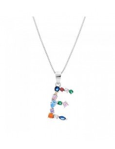 Colgante colores letra E