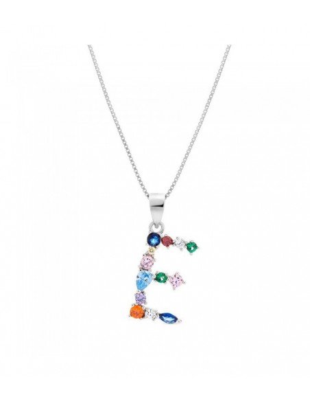 Colgante colores letra E
