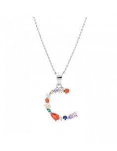 Colgante colores letra C