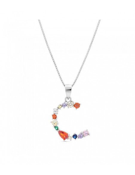 Colgante colores letra C