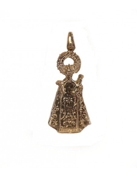 Medalla en plata de la virgen de Arcos de Albalate del Arzobispo