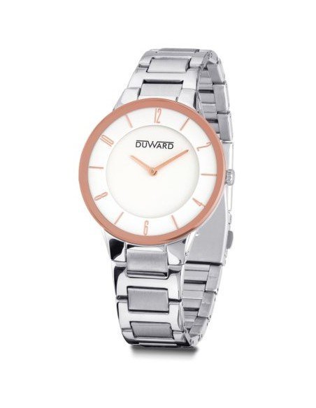 Reloj para hombre en acero y detalles cromados