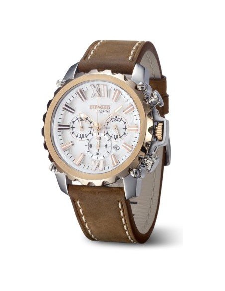 Elegante reloj para caballero con correa de piel